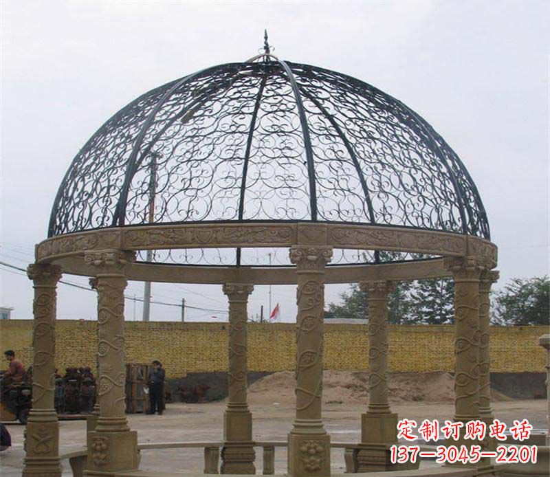 荆州新空间,新定义——“八角凉亭大理石雕塑”
