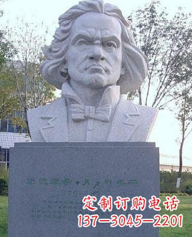 荆州贝多芬人物铜雕塑 音乐家铜雕塑-世界名人著名音乐家