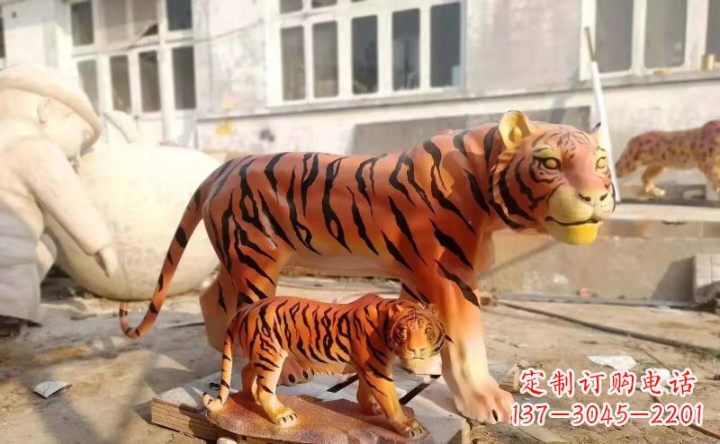 荆州玻璃钢老虎雕塑——精美的艺术品
