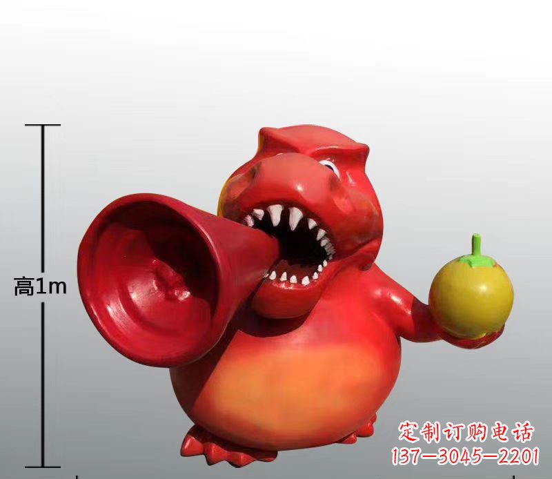 荆州玻璃钢卡通动物雕塑