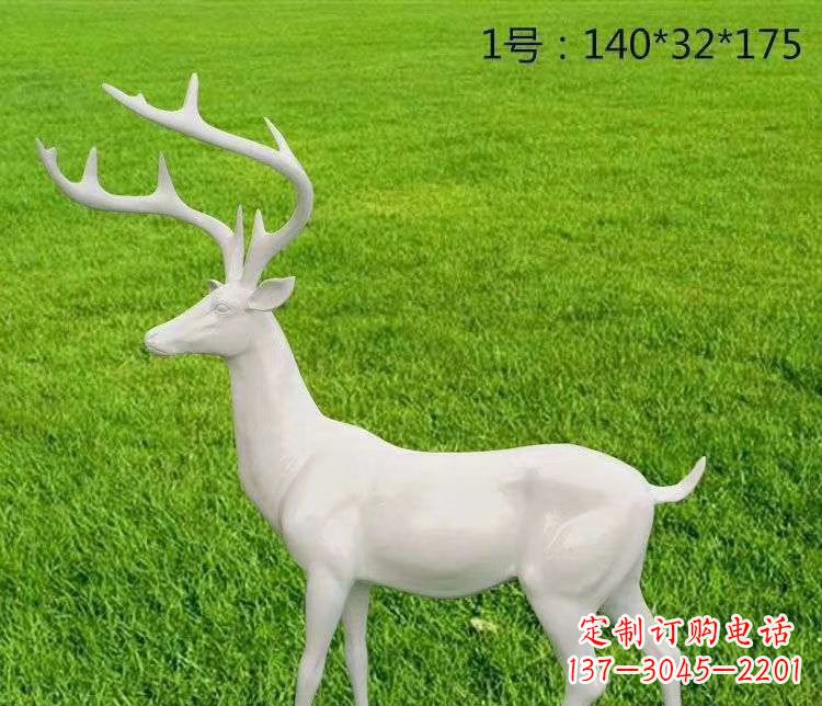 荆州玻璃钢小鹿 动物雕塑