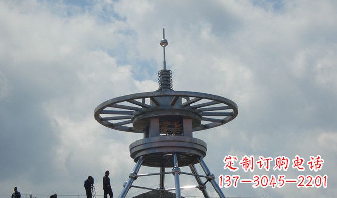 荆州不锈钢避雷针雕塑——安全守护者