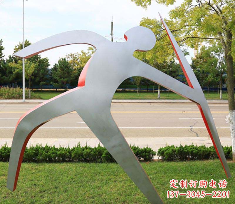 荆州不锈钢标枪雕塑精美的艺术品