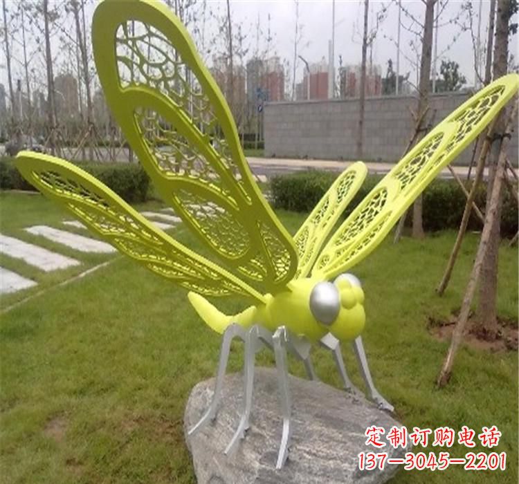 荆州不锈钢蝴蝶深入城市的美丽艺术