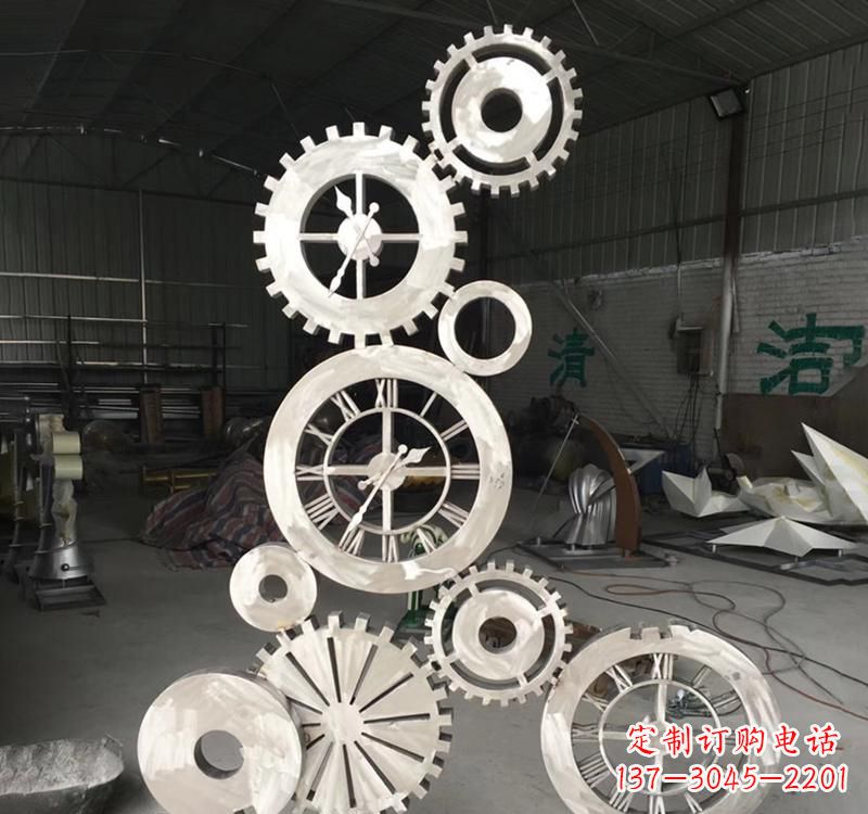 荆州齿轮雕塑精致细腻的艺术品