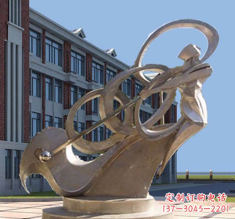荆州不锈钢制作的高尔夫球雕塑