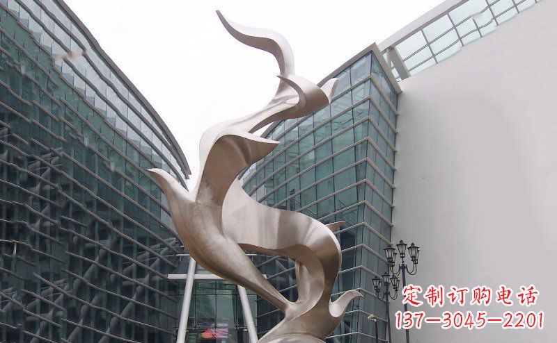 荆州不锈钢大雁雕塑