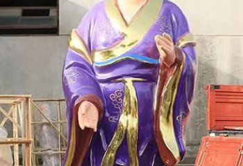 荆州玻璃钢宗教庙宇彩绘八仙神像