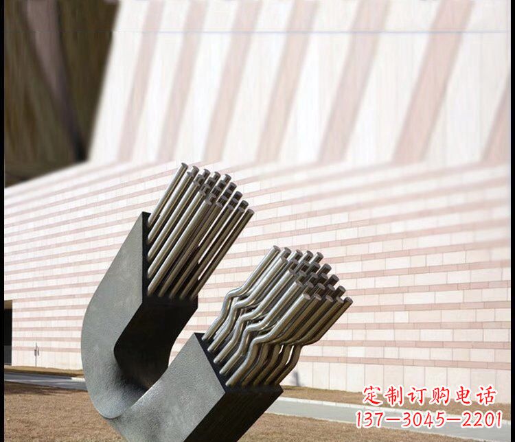 荆州不锈钢磁铁雕塑,给景观带来无限魅力