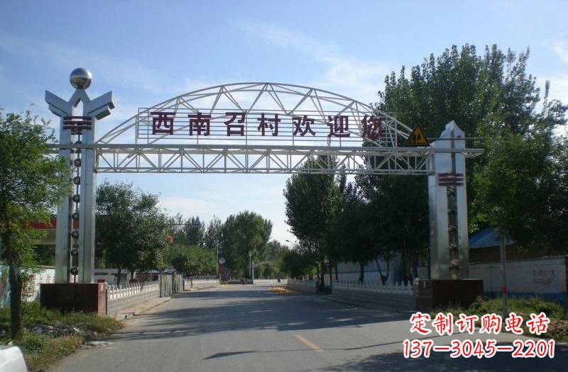 荆州不锈钢牌坊雕塑传承传统文化