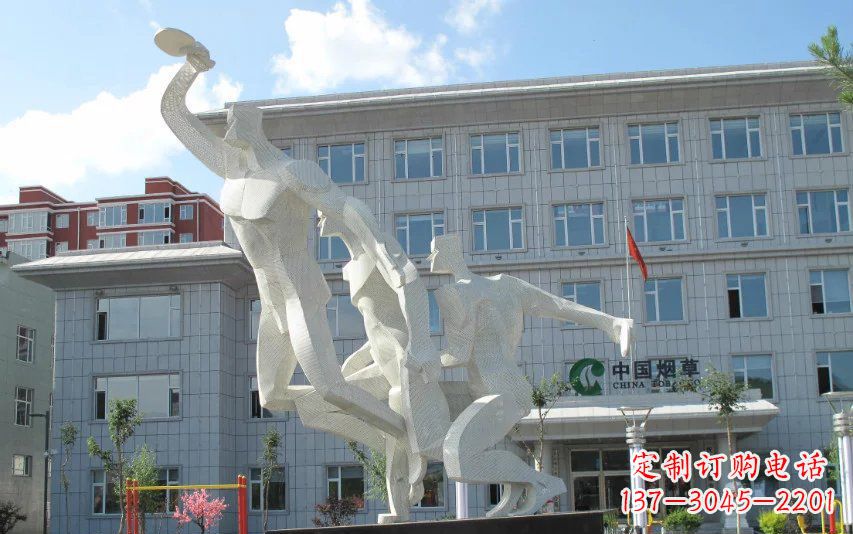荆州不锈钢乒乓球雕塑精美绝伦