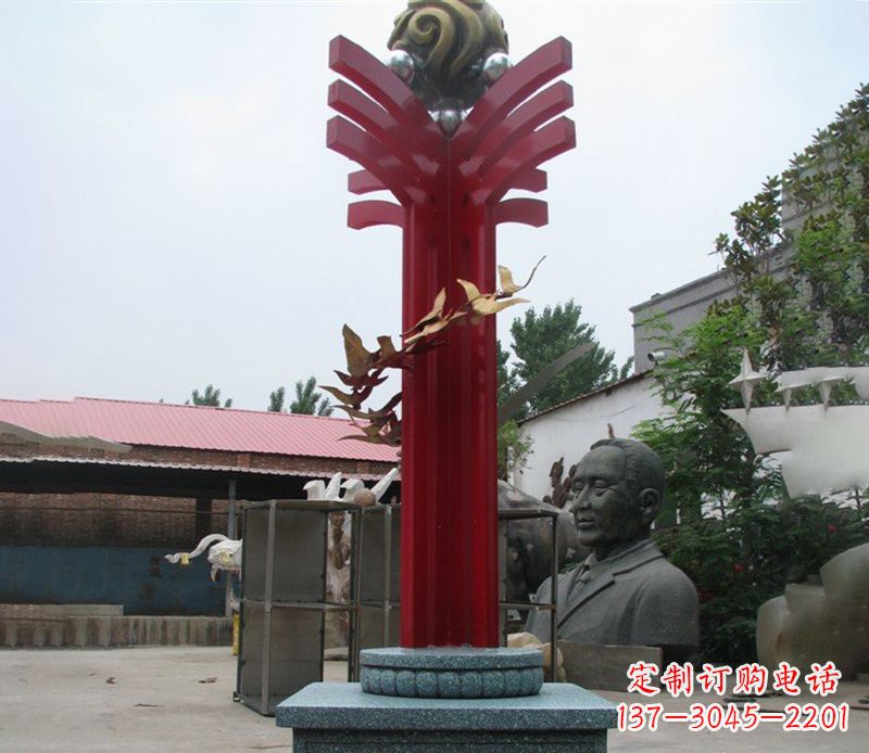 荆州不锈钢大雁飞翔雕塑