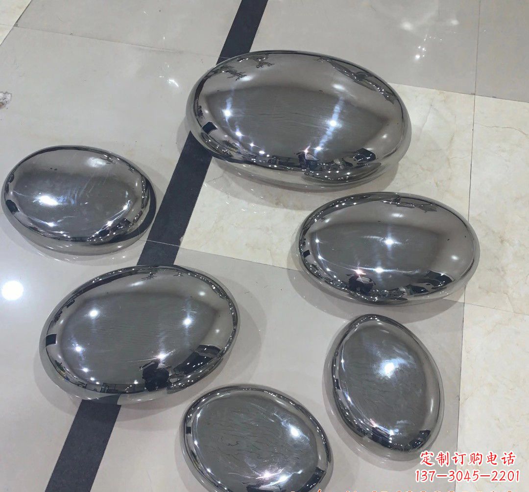 荆州不锈钢鹅卵石雕塑精美的艺术瑰宝