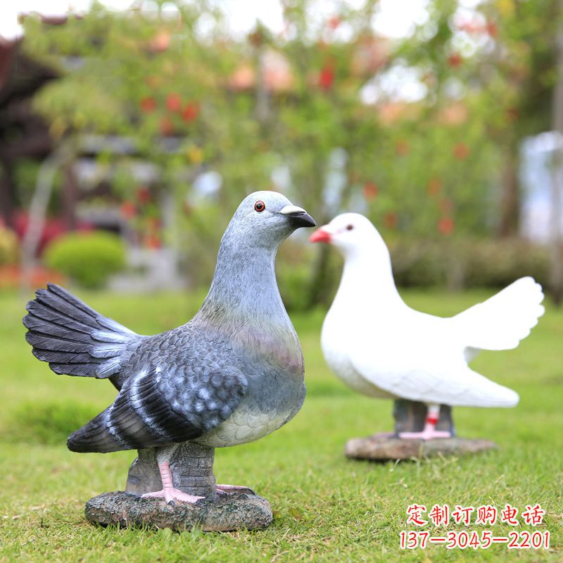 荆州和平鸽雕塑——象征着永恒的和平