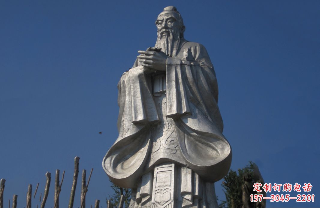 荆州不锈钢孔子人物雕塑
