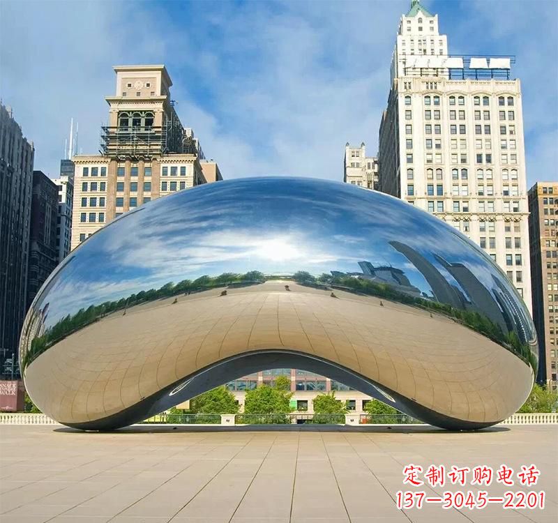 荆州不锈钢水滴艺术雕塑