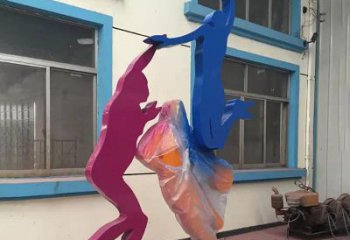 荆州不锈钢篮球运动员雕塑纪念篮球运动传奇