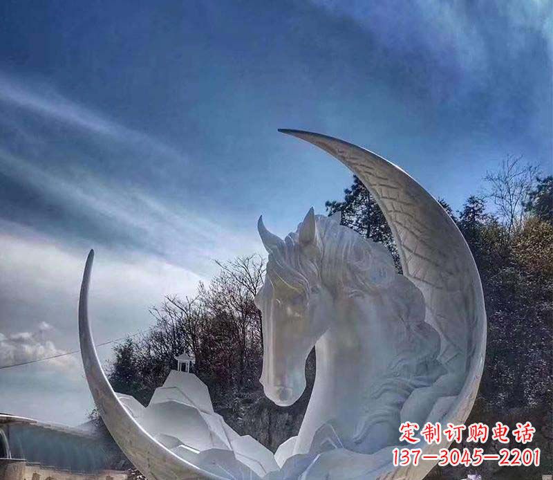 荆州不锈钢月亮雕塑一种独特的艺术品