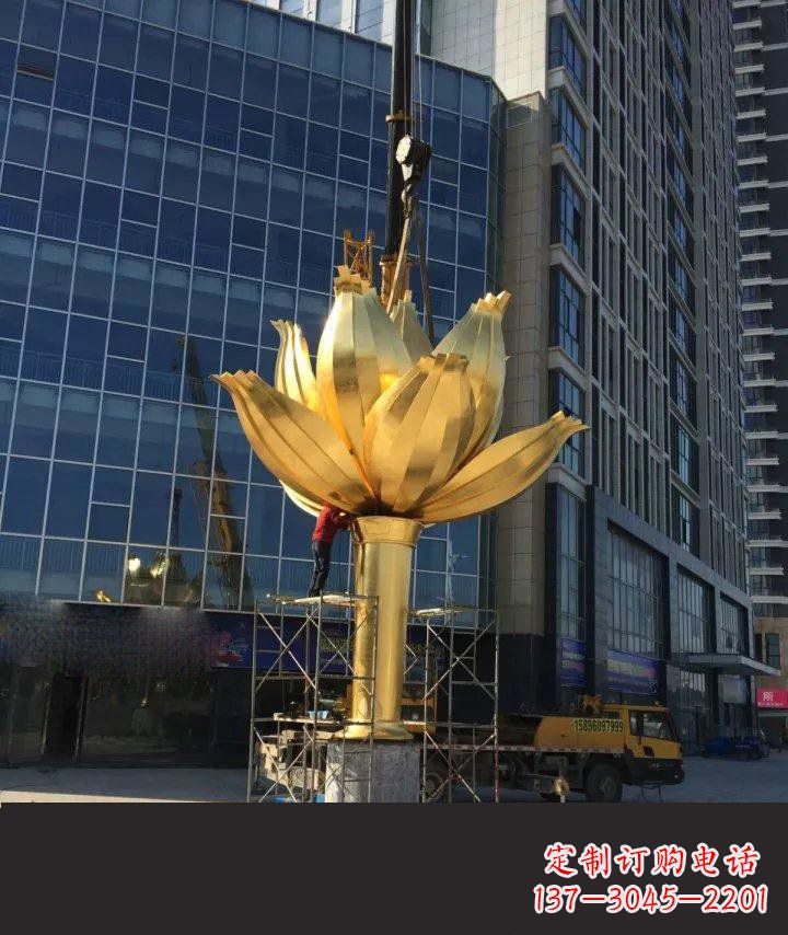 荆州不锈钢紫荆花广场雕塑