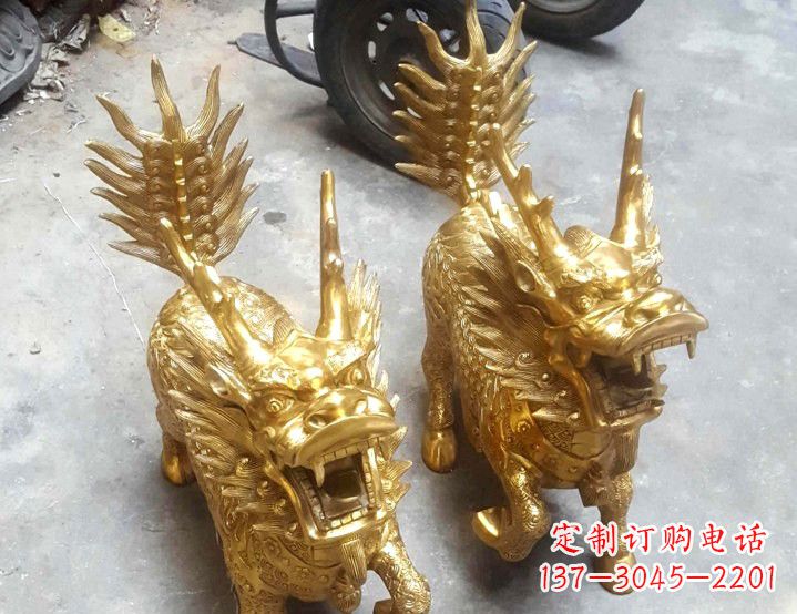荆州麒麟雕塑东方之瑰宝