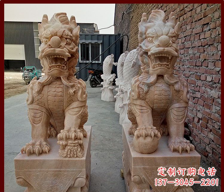 荆州麒麟门口雕塑——传承古老文化的精灵