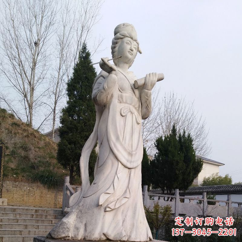 荆州精美雕塑勾勒出蔡文姬传奇