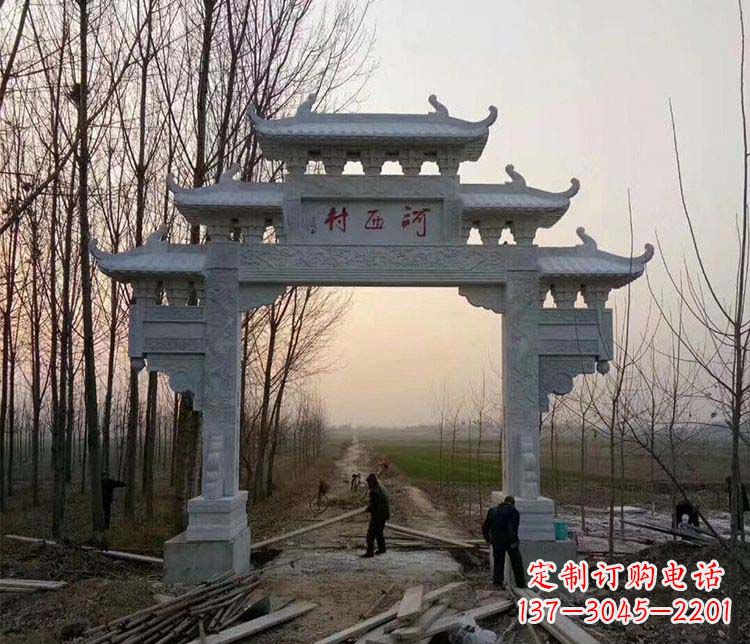 荆州牌坊雕塑——记忆中的美丽家乡