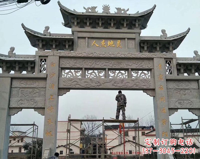 荆州牌坊雕塑