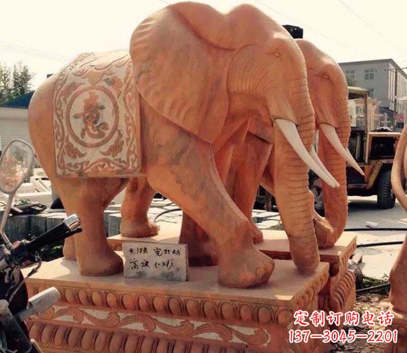 荆州大象雕塑 传承古典文化的艺术精品