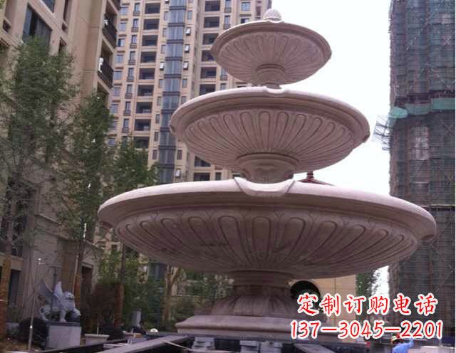荆州大理石大型喷泉石雕 (3)