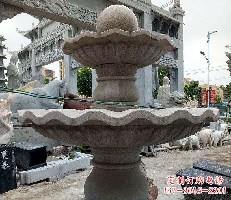 荆州大理石多层喷泉石雕