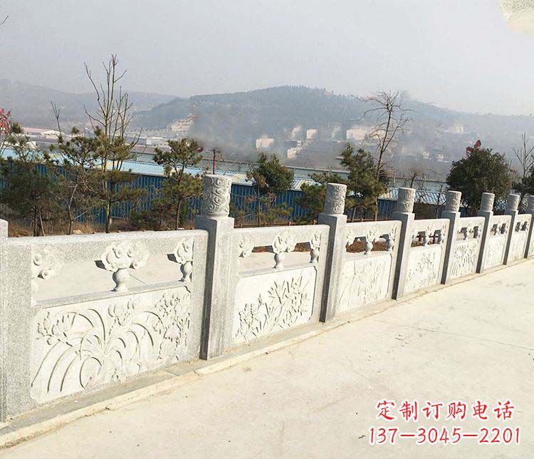 荆州大理石护城河栏板石雕