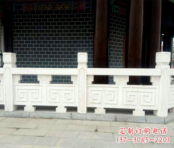 荆州大理石景区栏板石雕 (5)