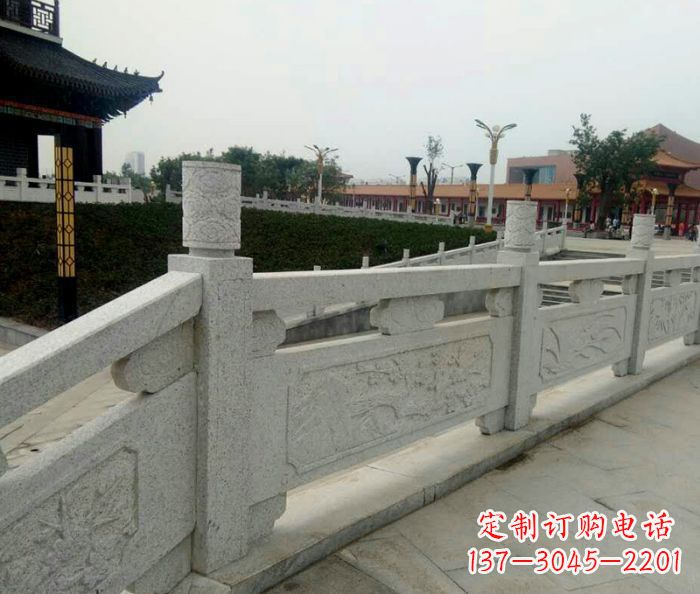荆州大理石景区栏板石雕_1