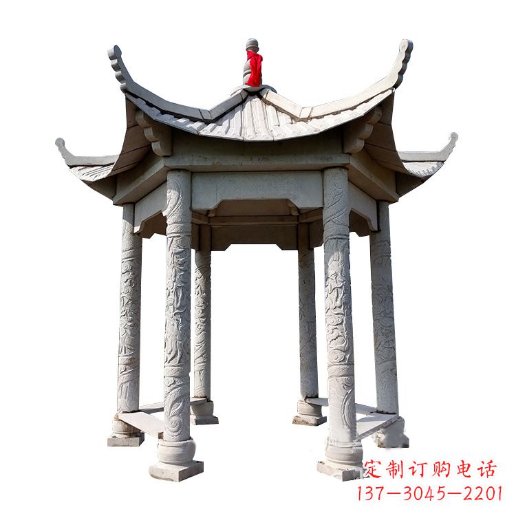 荆州中领雕塑大理石凉亭雕塑