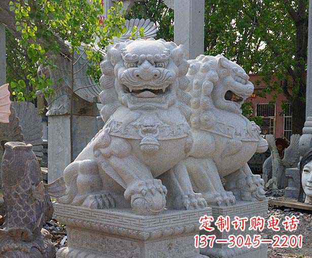 荆州中领雕塑狮子雕塑定制