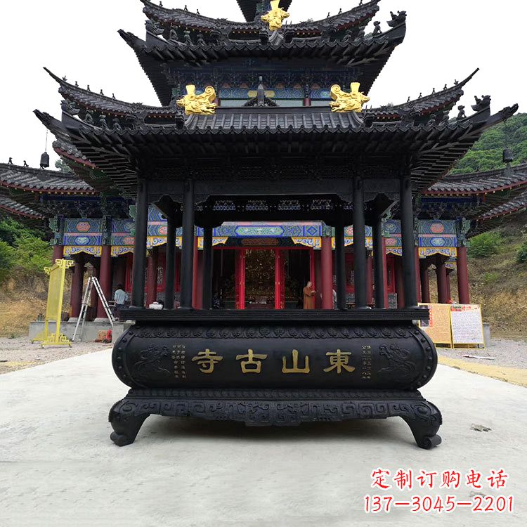 荆州大型寺庙香炉雕塑