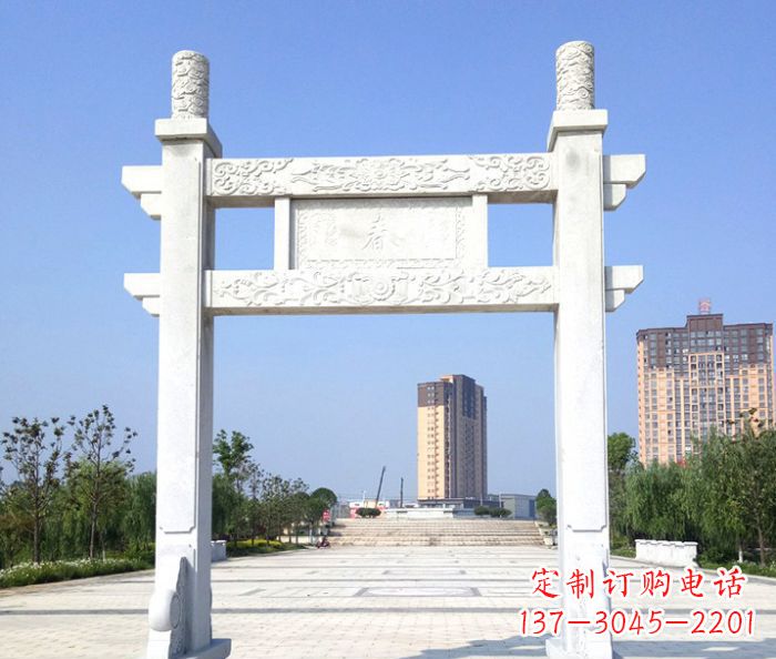 荆州石牌楼雕塑——精美的浓缩艺术