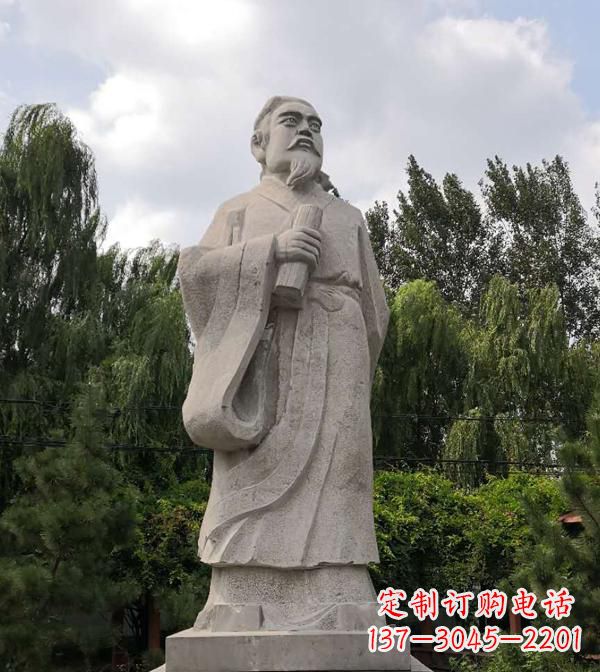 荆州中国古代历史名人雕塑