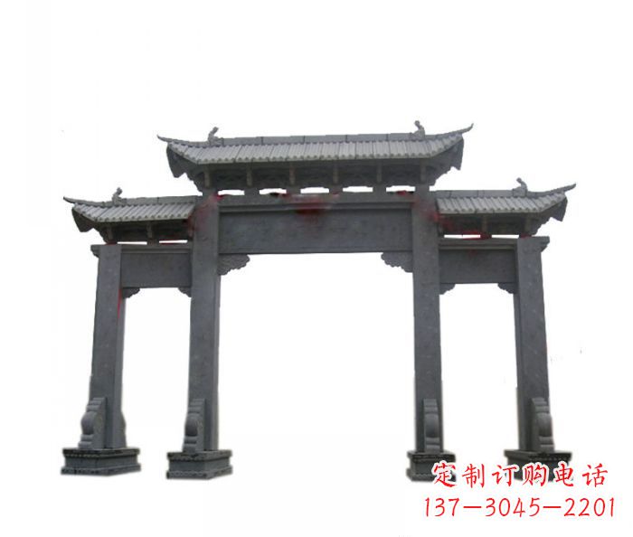 荆州精美仿古牌坊石雕