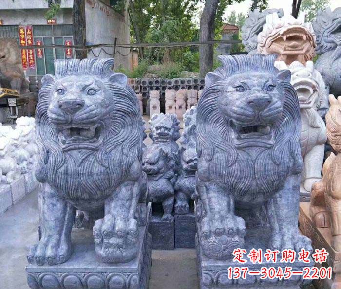 荆州仿古欧式石雕狮子