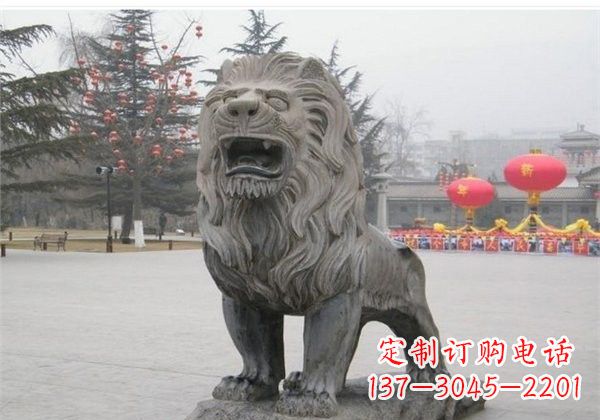 荆州欧式古典石雕狮子