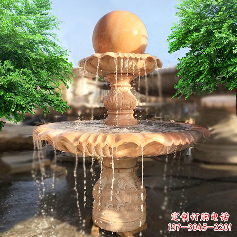 荆州精致别致的风水球雕塑