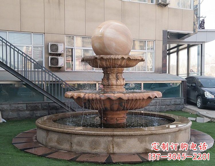荆州独特的风水球石雕