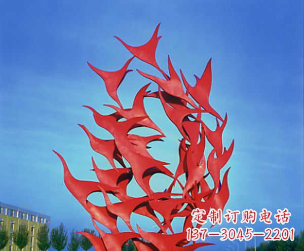 荆州立体不锈钢大雁雕塑