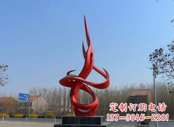 荆州不锈钢火苗经典建筑雕塑
