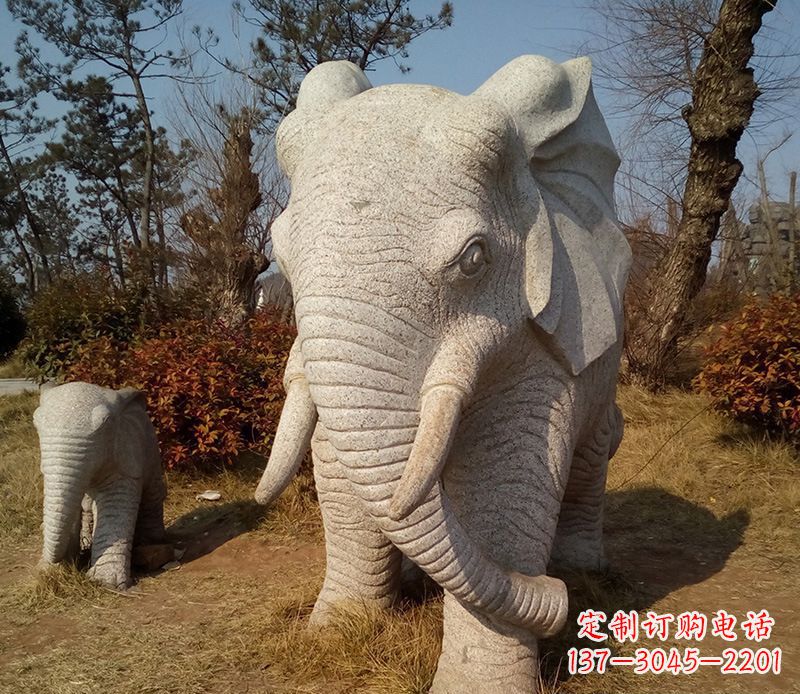 荆州精美大象雕塑