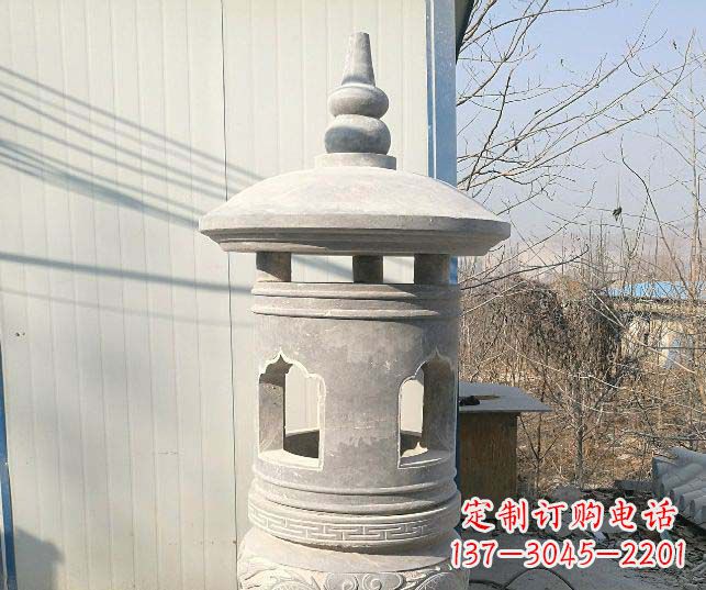 荆州精美公园大理石石灯雕塑