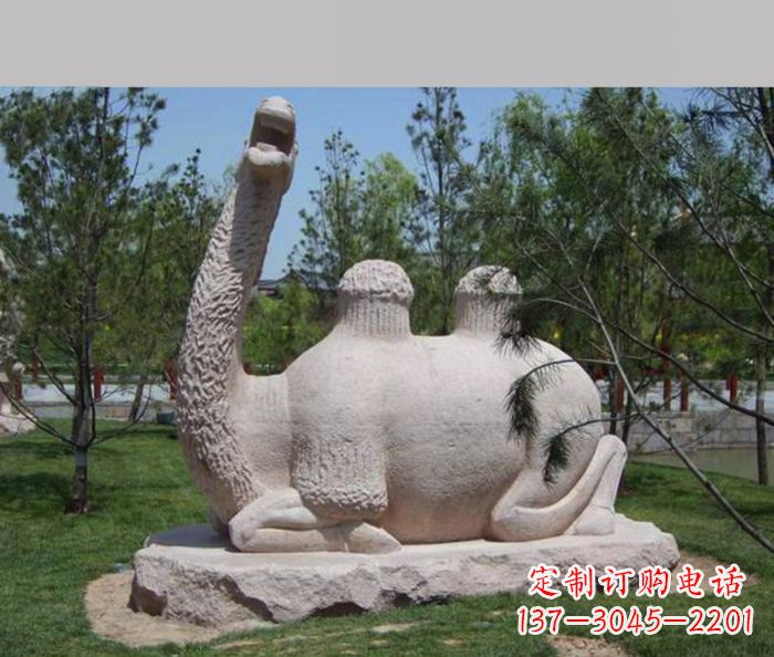 荆州优雅骆驼石雕