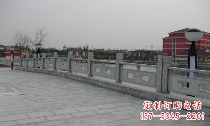 荆州公园仿古石栏板 (2)